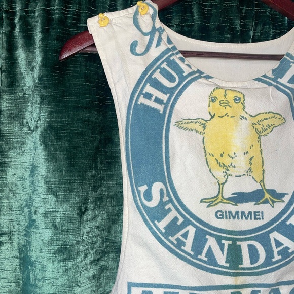 Stunning Vintage Feed Sack Dress - Picture 2 of 5